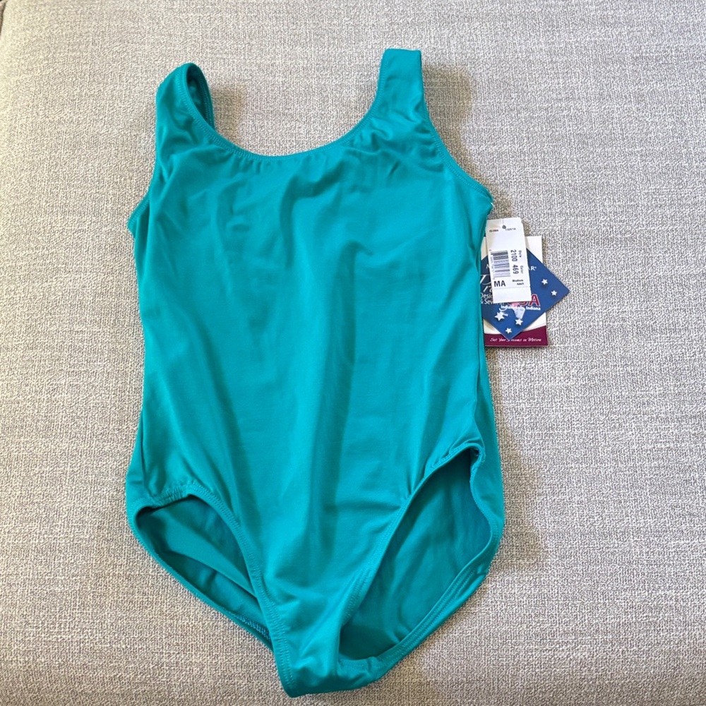 Motionwear Turquoise One-Piece Leotard